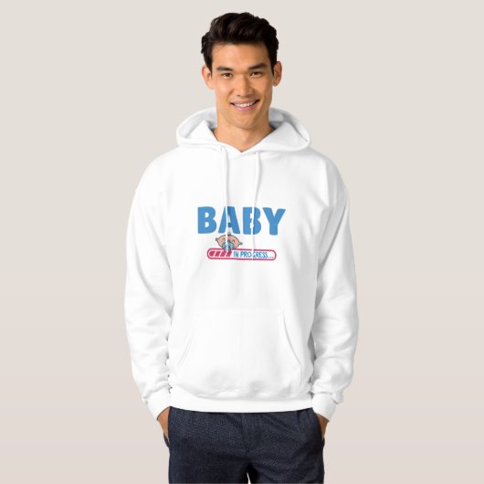 lopende baby hoodie (Voorkant volledig)