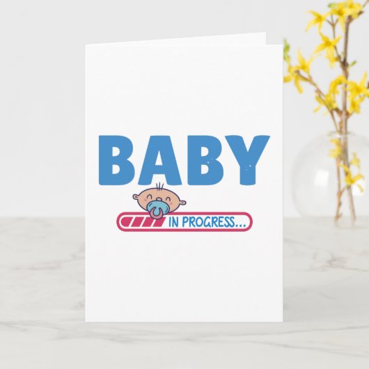 lopende baby kaart (Gele Bloem)