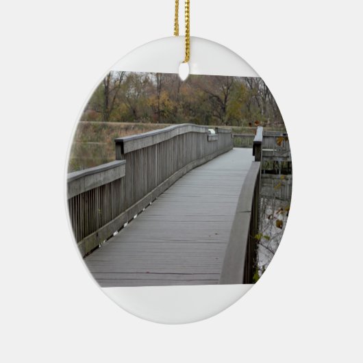 Lopende brug keramisch ornament (Rechts)