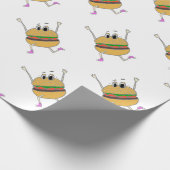 lopende burger cadeaupapier (Hoek)