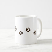 Lopende dog schilderingen koffiemok (Voorkant rechts)