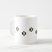Lopende dog schilderingen koffiemok (Voorkant links)