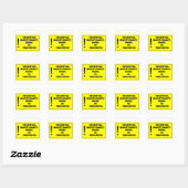 Lopende essentiële onderhoudswerkzaamheden vierkante sticker (Vel)