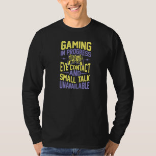 Lopende games Oogcontact en kleine praatjes T-shirt