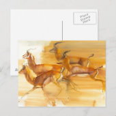 Lopende Gazelles 2010 Briefkaart (Voorkant / Achterkant)