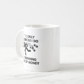 Lopende geldhoeveelheid koffiemok (Voorkant links)
