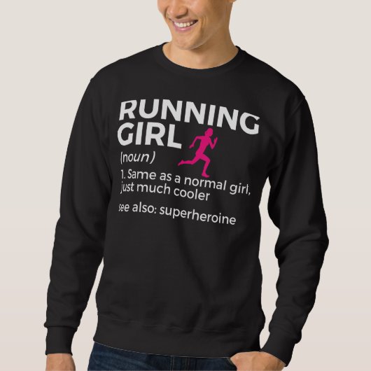 Lopende gipsafhankelijke Funny Runner Trui (Voorkant)