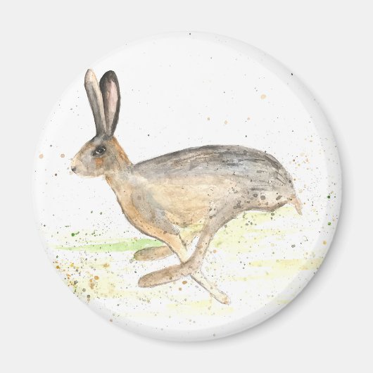 Lopende hardewaterverf magneet (Voorkant)