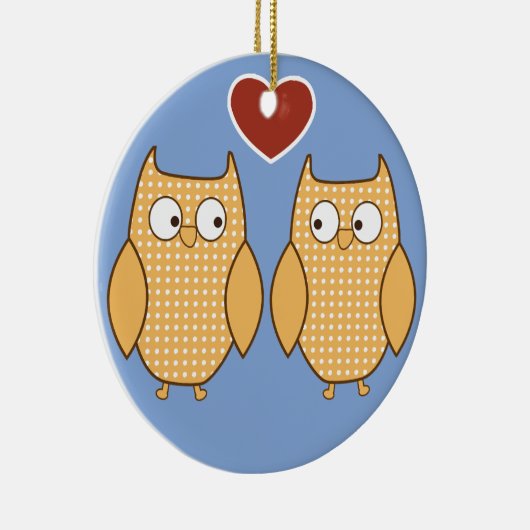 Lopende hartliefde keramisch ornament (Rechts)