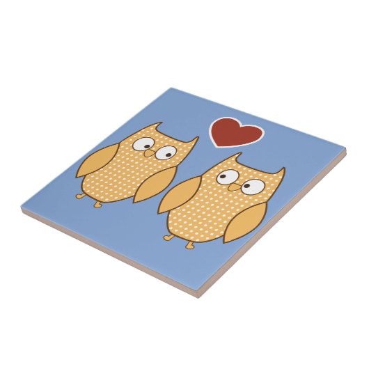 Lopende hartliefde tegeltje (Zijkant)