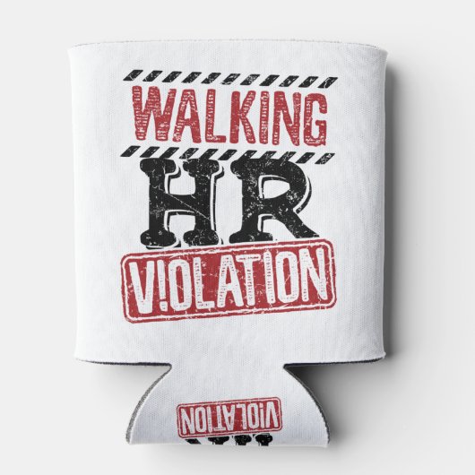 Lopende HR-overtreding Human Resources Nightmare Blikjeskoeler (Achterkant)