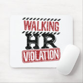 Lopende HR-overtreding Human Resources Nightmare Muismat (Met muis)