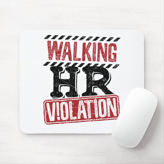 Lopende HR-overtreding Human Resources Nightmare Muismat (Met muis)