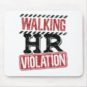 Lopende HR-overtreding Human Resources Nightmare Muismat (Voorkant)