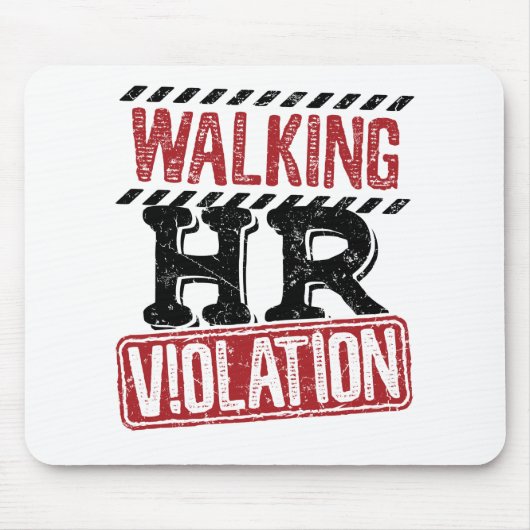 Lopende HR-overtreding Human Resources Nightmare Muismat (Voorkant)