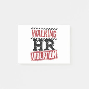 Lopende HR-overtreding Human Resources Nightmare Post-it® Notes