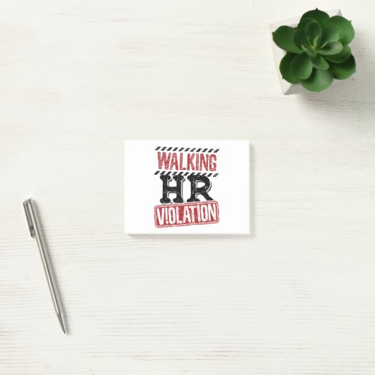 Lopende HR-overtreding Human Resources Nightmare Post-it® Notes (Kantoor)