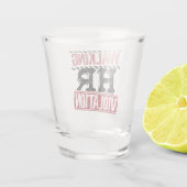 Lopende HR-overtreding Human Resources Nightmare Shot Glas (Achterkant)