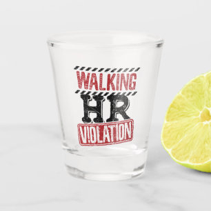 Lopende HR-overtreding Human Resources Nightmare Shot Glas