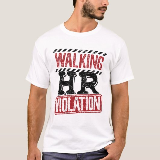 Lopende HR-overtreding Human Resources Nightmare T-shirt (Voorkant)