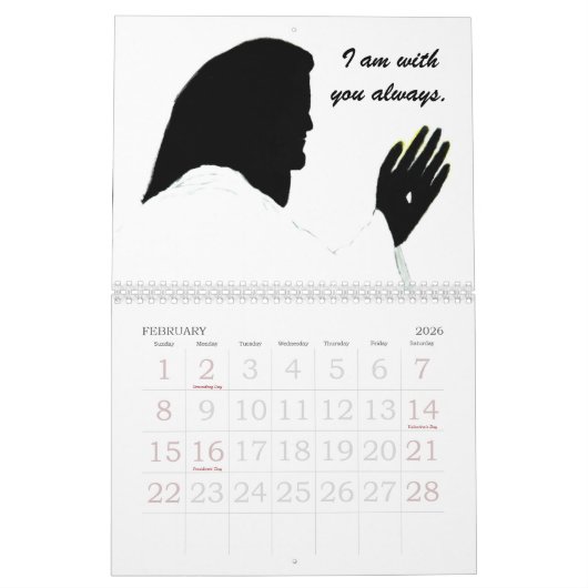 LOPENDE JESUS-kalender Kalender (Feb 2026)