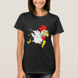 Lopende kip t-shirt