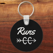 Lopende kruisland sleutelhanger (Voorkant)