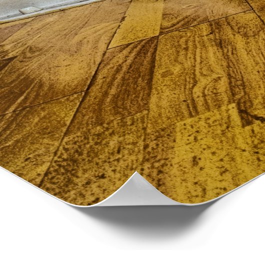 Lopende land poster (Hoek)