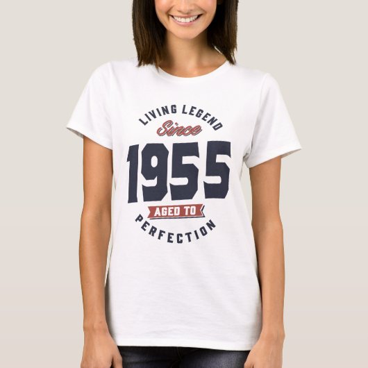 Lopende Legende sinds 1955 Geb. T-shirt (Voorkant)
