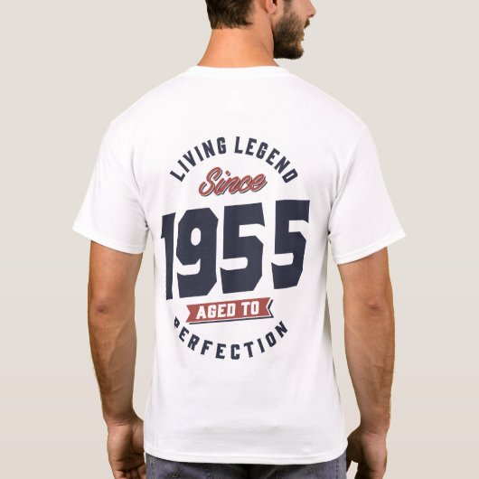 Lopende Legende sinds 1955 Geb. T-shirt (Achterkant)
