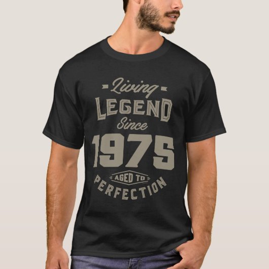 Lopende Legende sinds 1975 T-shirt (Voorkant)