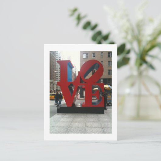 LOPENDE letters Briefkaart (Staand voorkant)