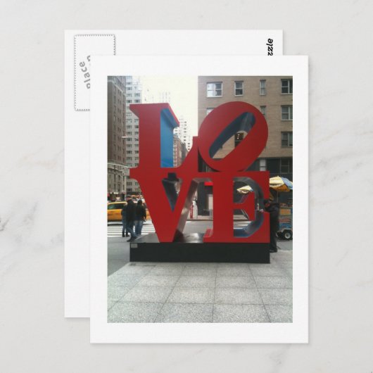 LOPENDE letters Briefkaart (Voorkant / Achterkant)