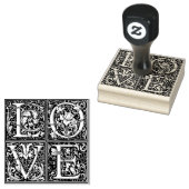 LOPENDE letters Rubberstempel (Gestempeld)