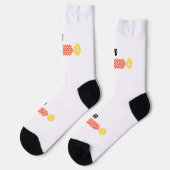 Lopende liefdesspeler met Pickleball socks Sokken (Links)