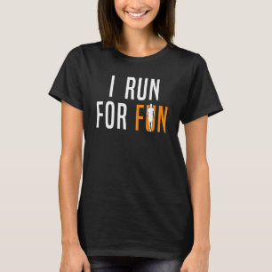 Lopende looppas ik loop voor 1 un. t-shirt