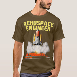 Lopende luchtvaartingenieur-luchtvaartingenieur t-shirt