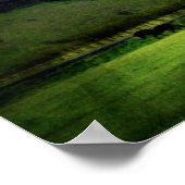 Lopende paarden IJsland Poster (Hoek)