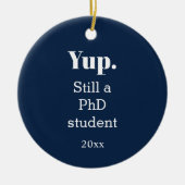 Lopende PhD-student Keramisch Ornament (Voorkant)