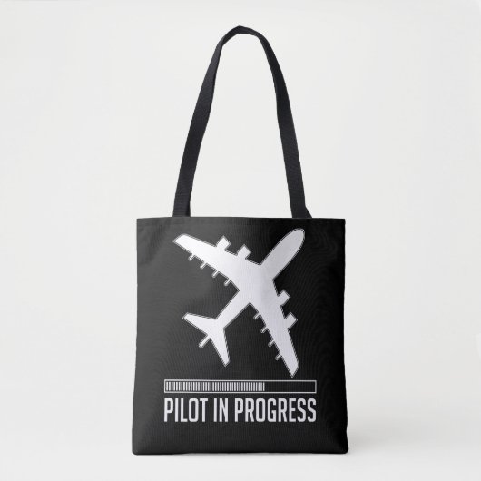Lopende piloot tote bag (Voorkant)