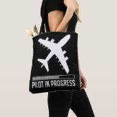 Lopende piloot tote bag (Dichtbij)