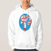 Lopende Plumber Hoodie (Voorkant)