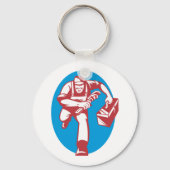 Lopende Plumber Sleutelhanger (Voorkant)