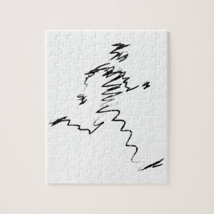 Lopende ritten, loopbanen, triatleten legpuzzel