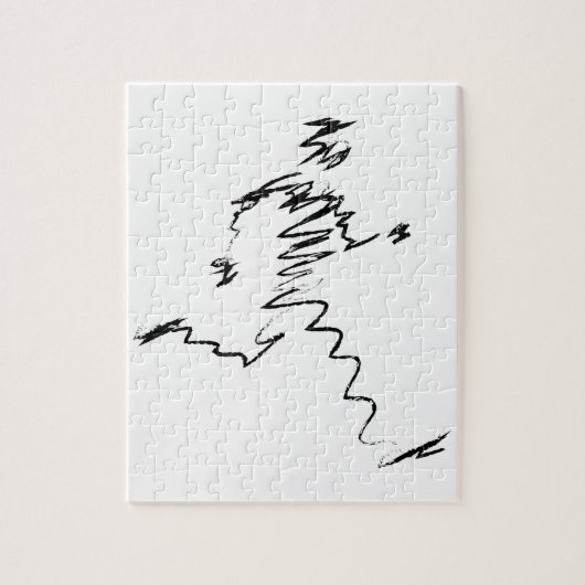 Lopende ritten, loopbanen, triatleten legpuzzel (Verticaal)