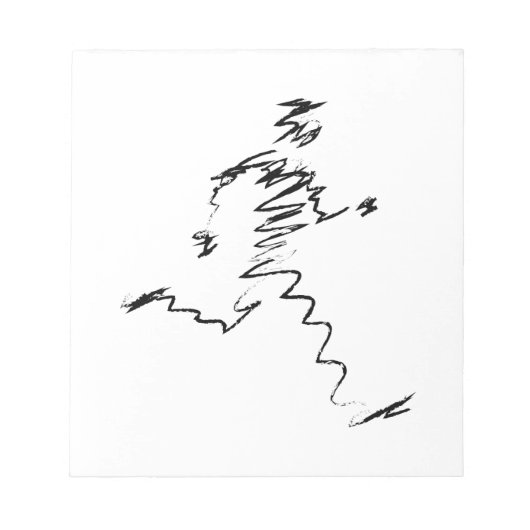 Lopende ritten, loopbanen, triatleten notitieblok (Voorkant)