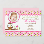 Lopende schattige foto Uitnodigingen van Aangepast (Voorkant / Achterkant)