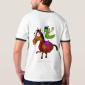 Lopende slang (Ide Zmija) 02 T-shirt (Achterkant volledig)