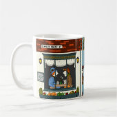 Lopende spenen, rogge koffiemok (Links)