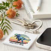 lopende T-Rex-Sleutelhanger Sleutelhanger (Voorkant Rechts)